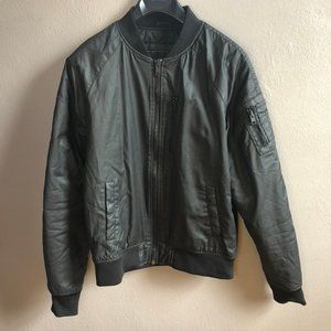 Heavy Black Express Bomber Jacket